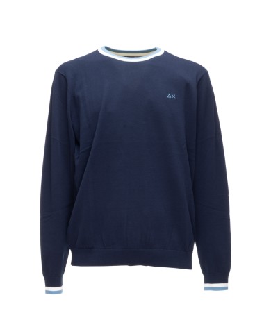 SUN 68 Maglia uomo girocollo Navy blue