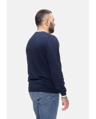 SUN 68 Maglia uomo girocollo Navy blue