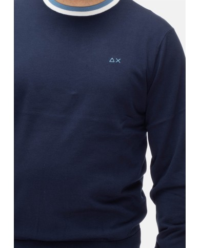 SUN 68 Maglia uomo girocollo Navy blue