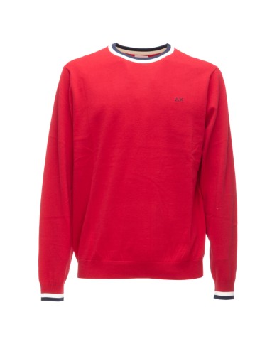 SUN 68 Maglia uomo girocollo Rosso