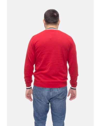 SUN 68 Maglia uomo girocollo Rosso