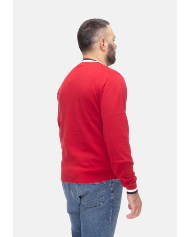 SUN 68 Maglia uomo girocollo Rosso