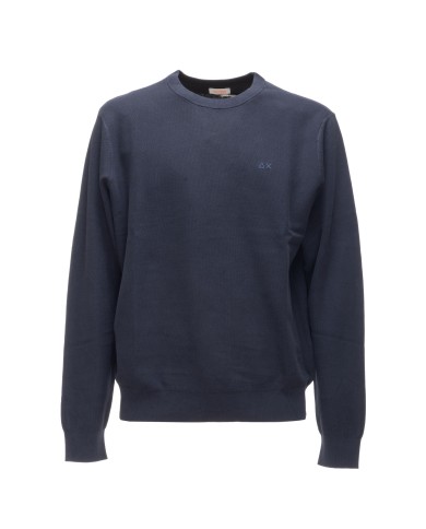 SUN 68 Maglia uomo girocollo Navy blue