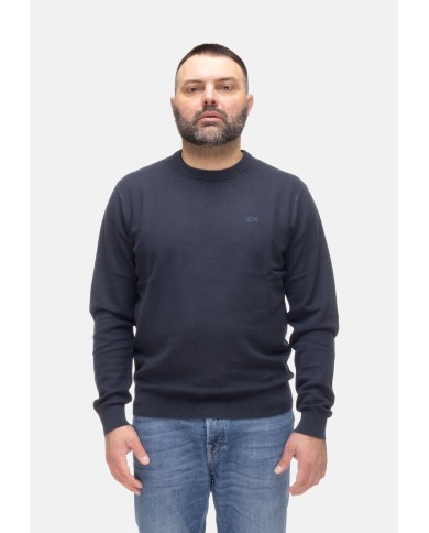 SUN 68 Maglia uomo girocollo Navy blue