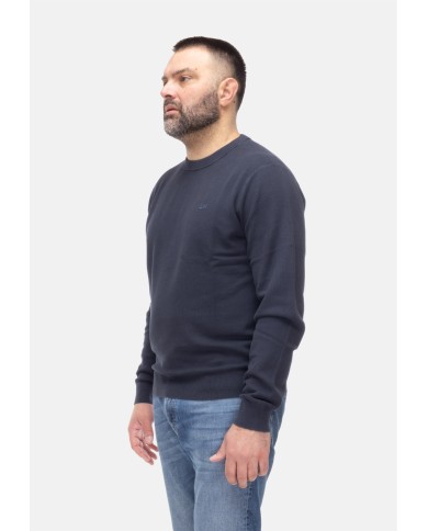 SUN 68 Maglia uomo girocollo Navy blue