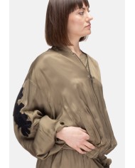 A PAPER KID Giubbino donna Verde militare