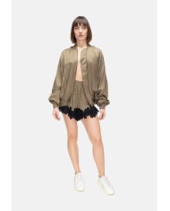 A PAPER KID Giubbino donna Verde militare
