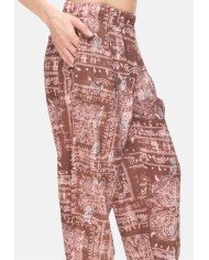 A PAPER KID Pantaloni donna marrone