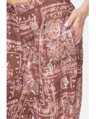 A PAPER KID Pantaloni donna marrone