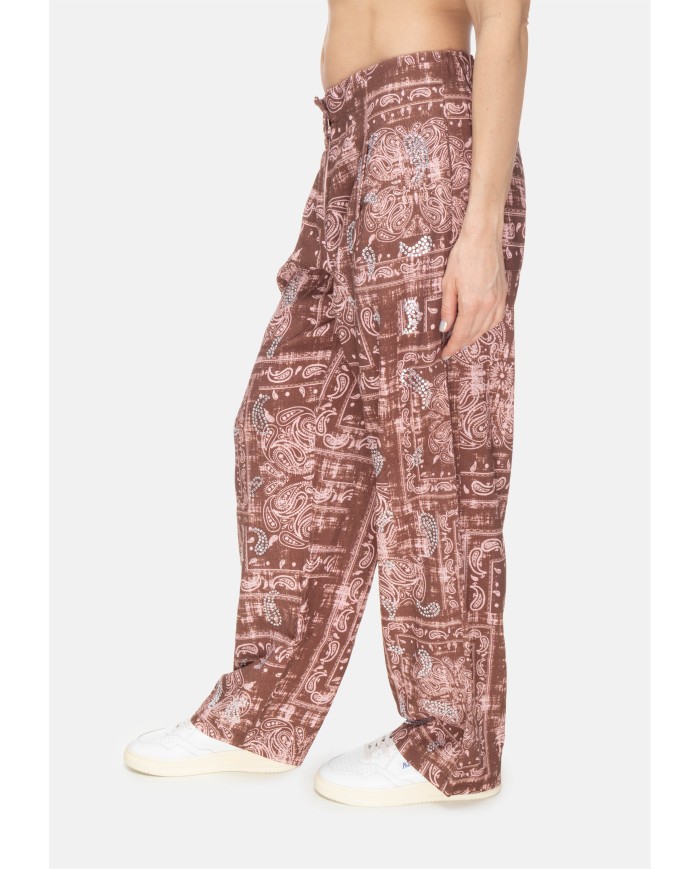 A PAPER KID Pantaloni donna marrone