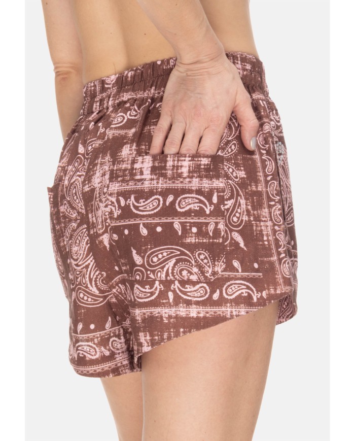 A PAPER KID Shorts donna Marrone
