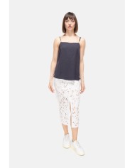 A PAPER KID Gonna midi pizzo Bianco
