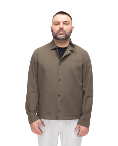 HERNO Giacca camicia uomo militare