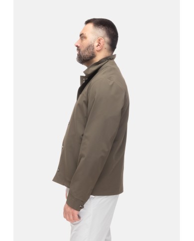 HERNO Giacca camicia uomo militare