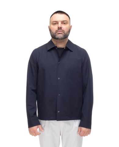 HERNO Giacca camicia uomo Blu/grigio