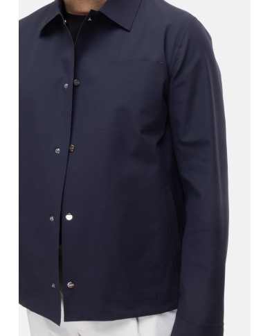HERNO Giacca camicia uomo Blu/grigio