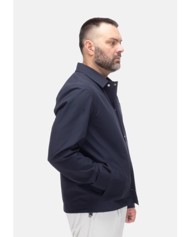 HERNO Giacca camicia uomo Blu/grigio