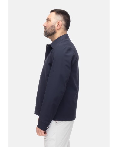 HERNO Giacca camicia uomo Blu/grigio