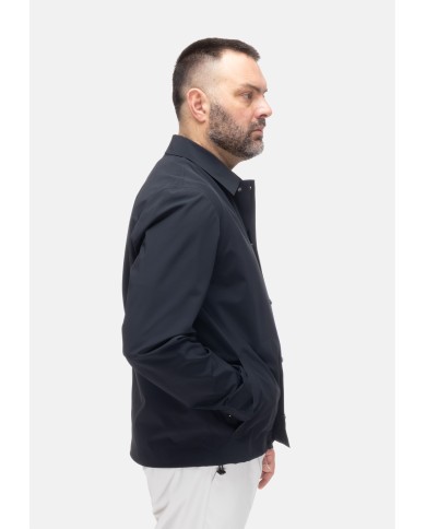 HERNO Giacca camicia uomo Nero/grigio