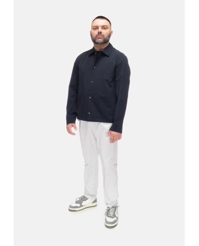HERNO Giacca camicia uomo Nero/grigio