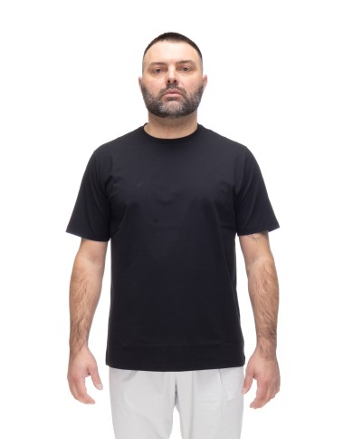 HERNO T-shirt uomo jersey Nera