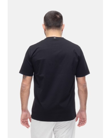 HERNO T-shirt uomo jersey Nera