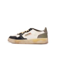 AUTRY Sneakers uomo Super Vintage WHT/BLK/COVGRN