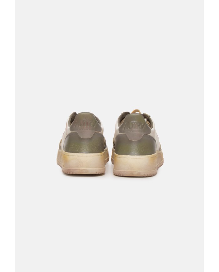 AUTRY Sneakers uomo Super Vintage WHT/BLK/COVGRN