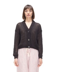 ROBERTO COLLINA Cardigan donna marrone
