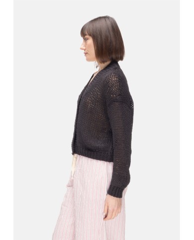 ROBERTO COLLINA Cardigan donna marrone