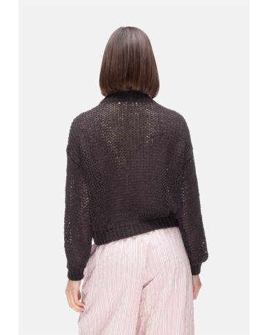 ROBERTO COLLINA Cardigan donna marrone