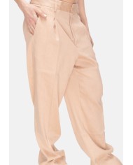 ROBERTO COLLINA Pantaloni donna pinces rosa