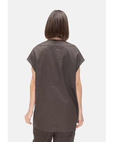 ROBERTO COLLINA Blusa donna marrone