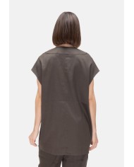 ROBERTO COLLINA Blusa donna marrone