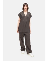 ROBERTO COLLINA Blusa donna marrone