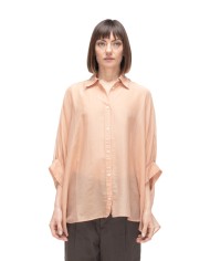 ROBERTO COLLINA Camicia donna oversize Nude