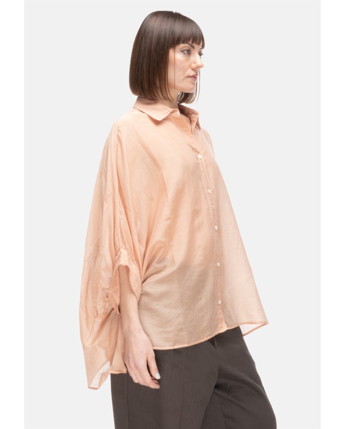 ROBERTO COLLINA Camicia donna oversize Nude