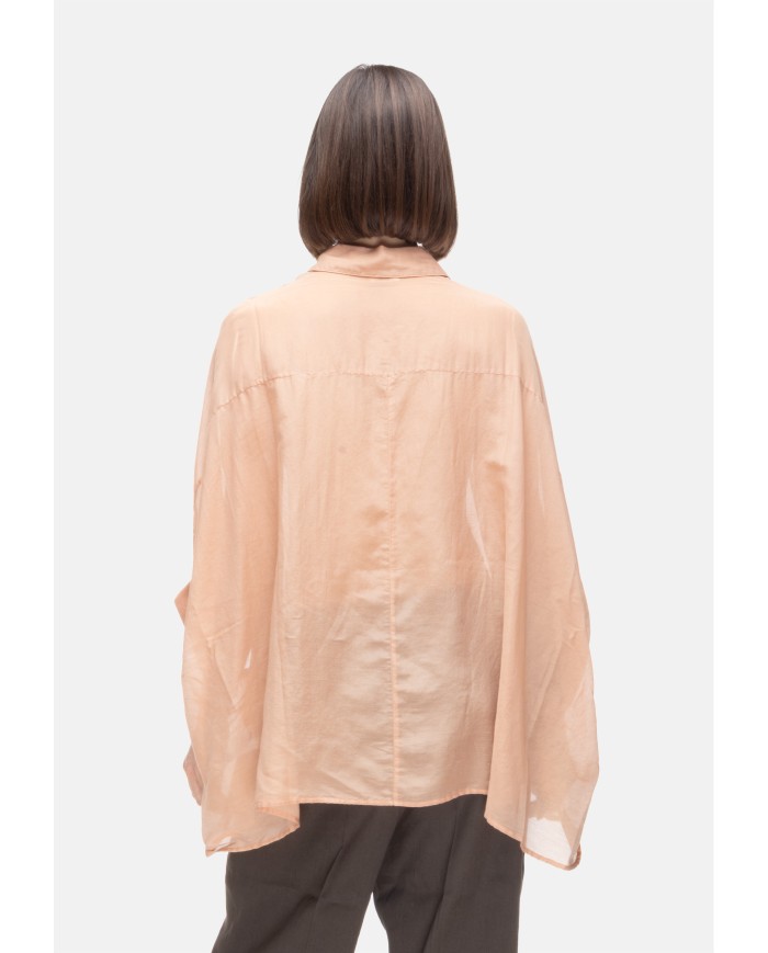 ROBERTO COLLINA Camicia donna oversize Nude