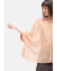 ROBERTO COLLINA Camicia donna oversize Nude