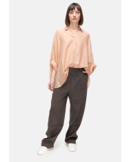 ROBERTO COLLINA Camicia donna oversize Nude