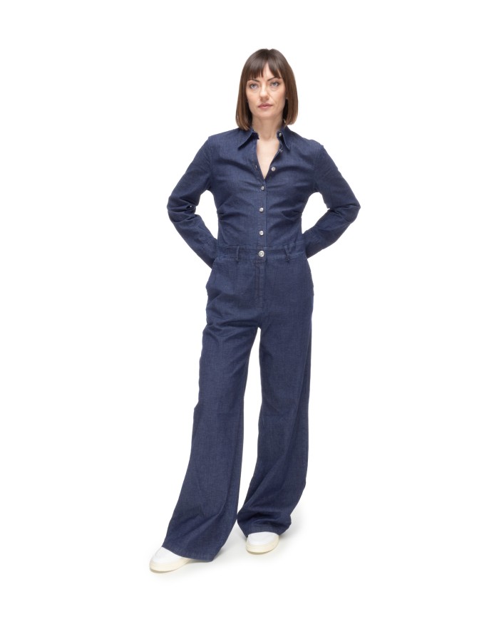 SHAFT JEANS Tuta donna Denim