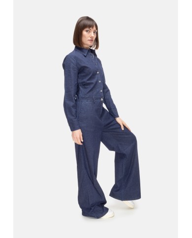 SHAFT JEANS Tuta donna Denim