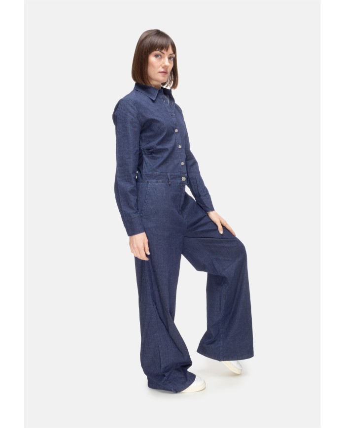 SHAFT JEANS Tuta donna Denim