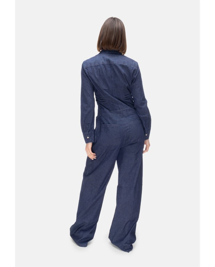 SHAFT JEANS Tuta donna Denim