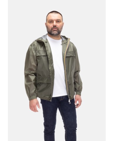 K-WAY Giubbino uomo Clad Green Lichen