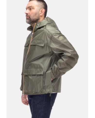 K-WAY Giubbino uomo Clad Green Lichen