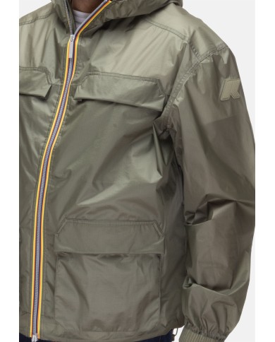 K-WAY Giubbino uomo Clad Green Lichen