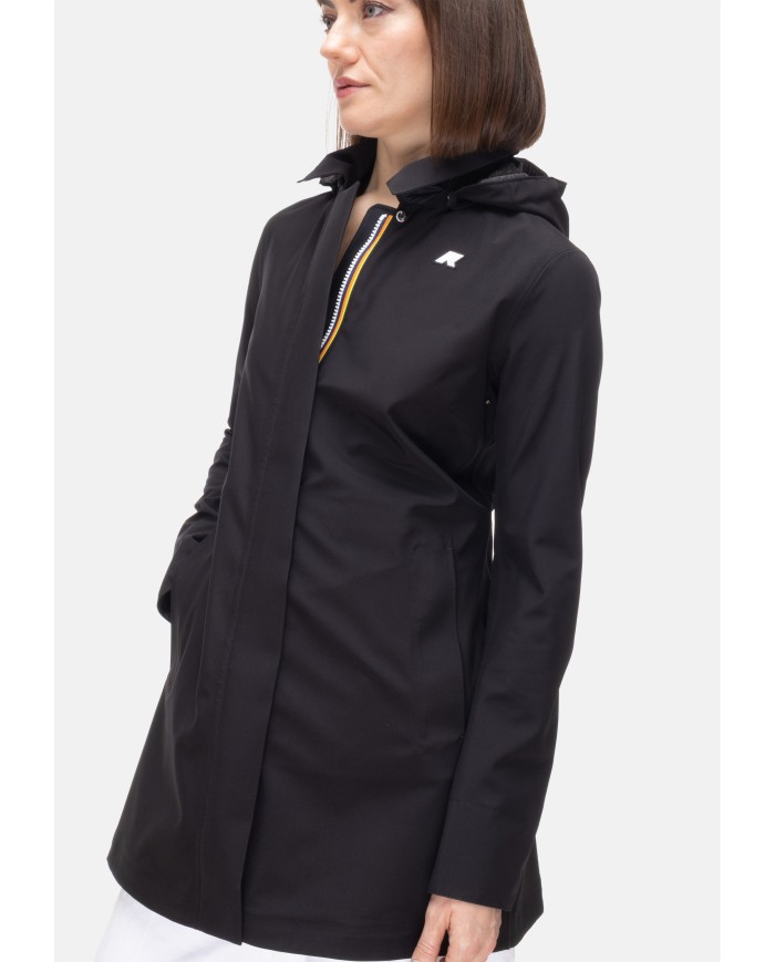 K-WAY Giaccone donna Mathy Bonded Black Pure          