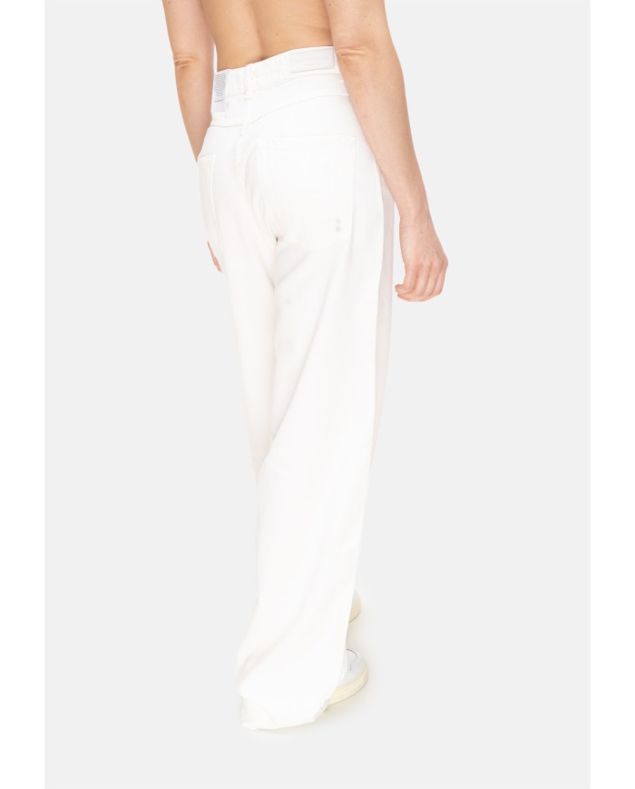 ICON DENIM Jeans donna bianco