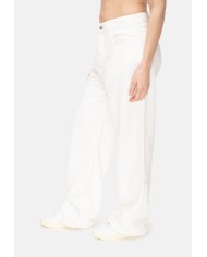 ICON DENIM Jeans donna bianco